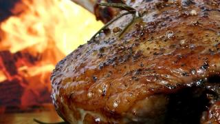 Agneau &agrave; la broche (Weekend de P&acirc;ques)